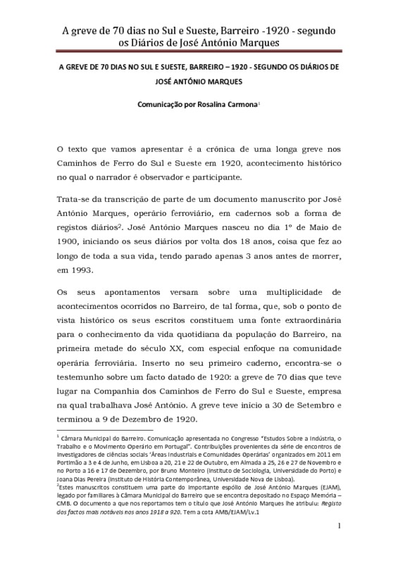A Greve de 70 dias no Sul e Sueste - Barreiro, 1920.pdf A Greve de 70 dias no Sul e Sueste - Barreiro, 1920.pdf